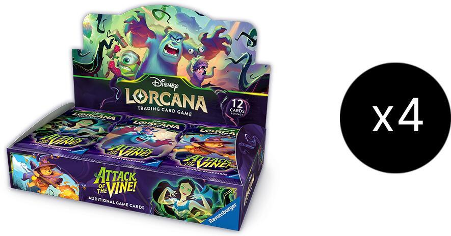 Lorcana Attack of the Vine Booster Box Case - IN HAND SHIPS SAME DAY