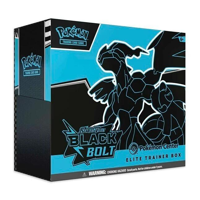 Pokemon Black Bolt Pokemon Center Elite Trainer Box SHRINK RIP