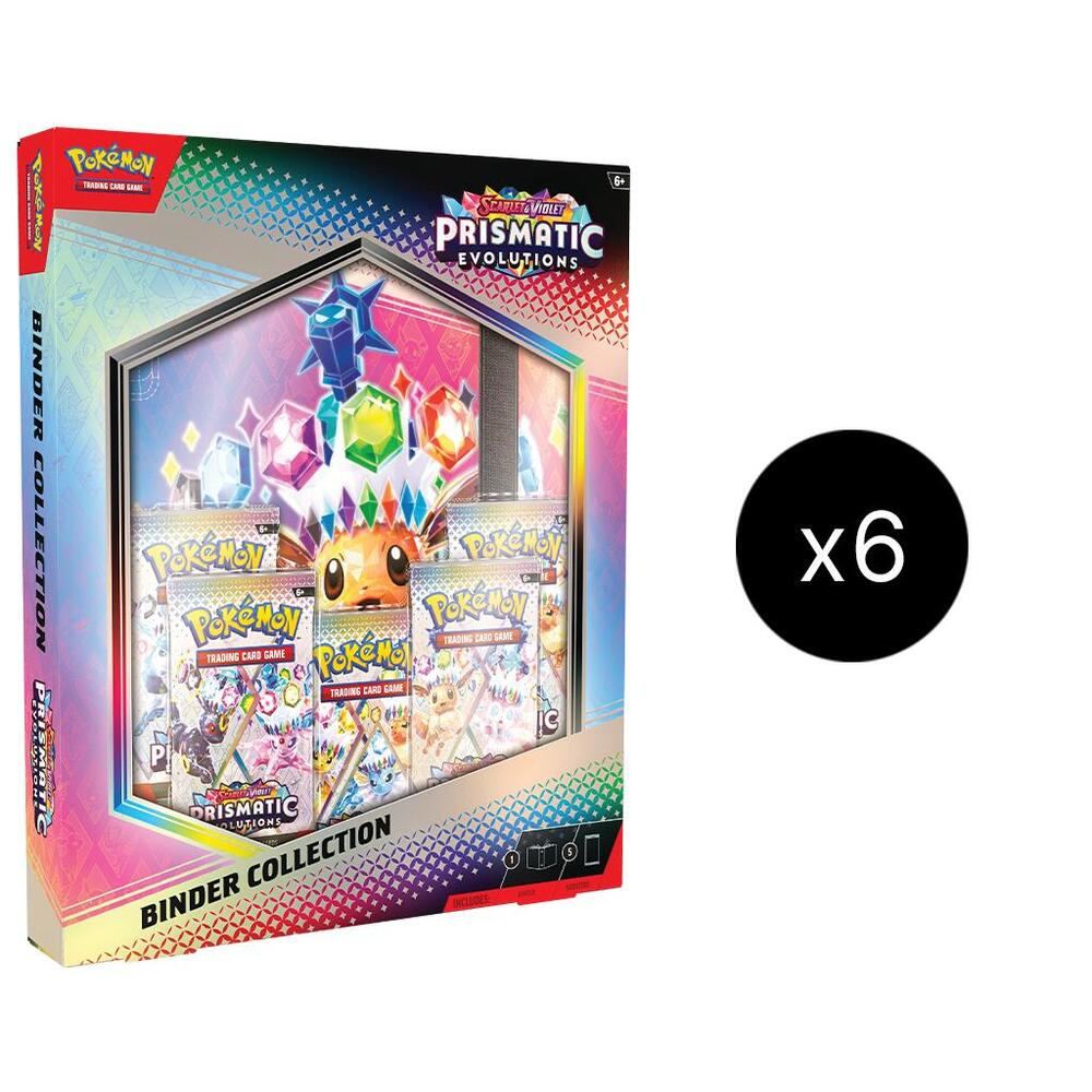 Pokemon Prismatic Evolutions Binder Collection Case