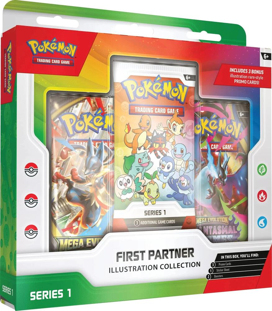 Pokemon First Partner Series 1 Box (Side of Box Opened)