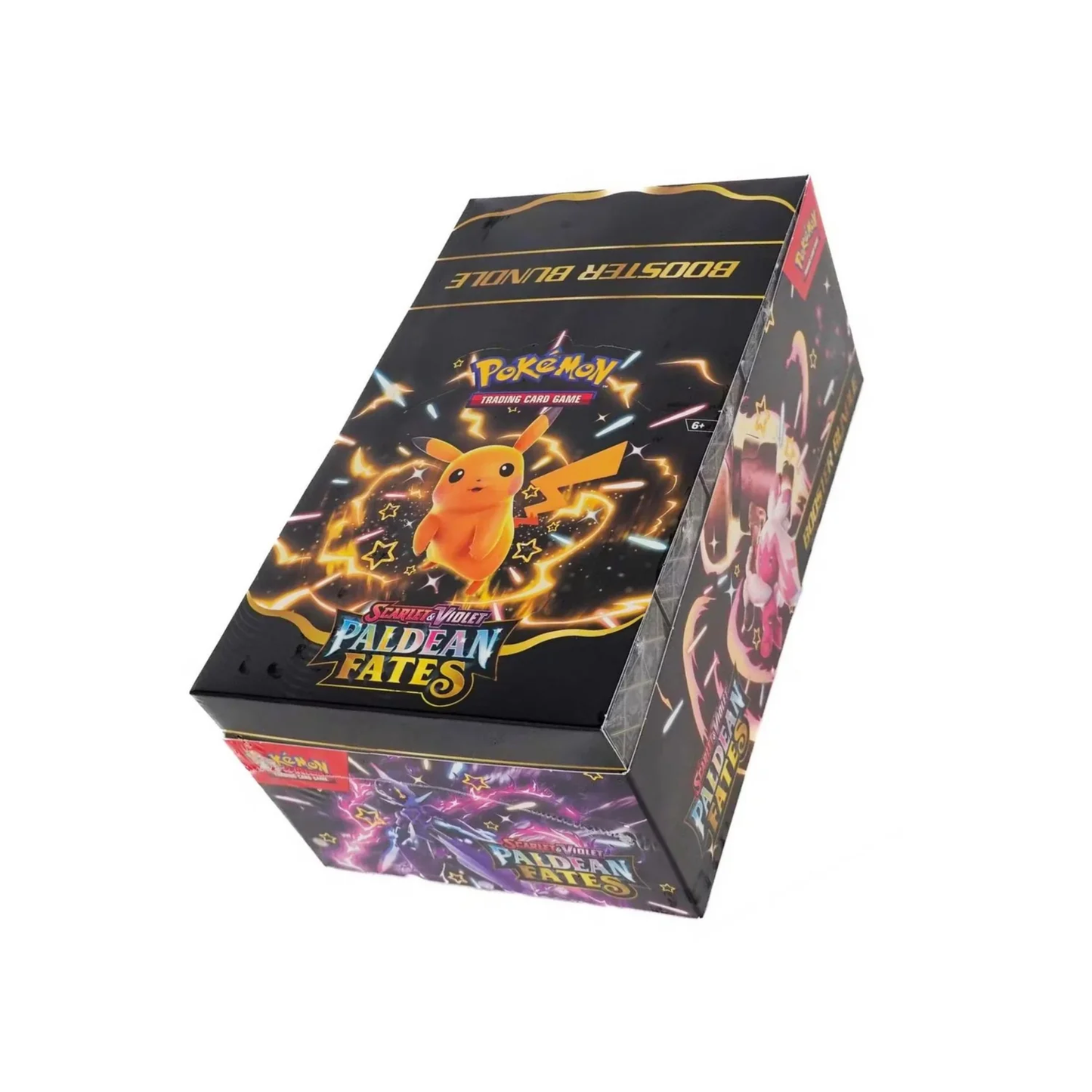 Pokemon Paldean Fates Booster Bundle Display (Small Shrink Rip on Corner)