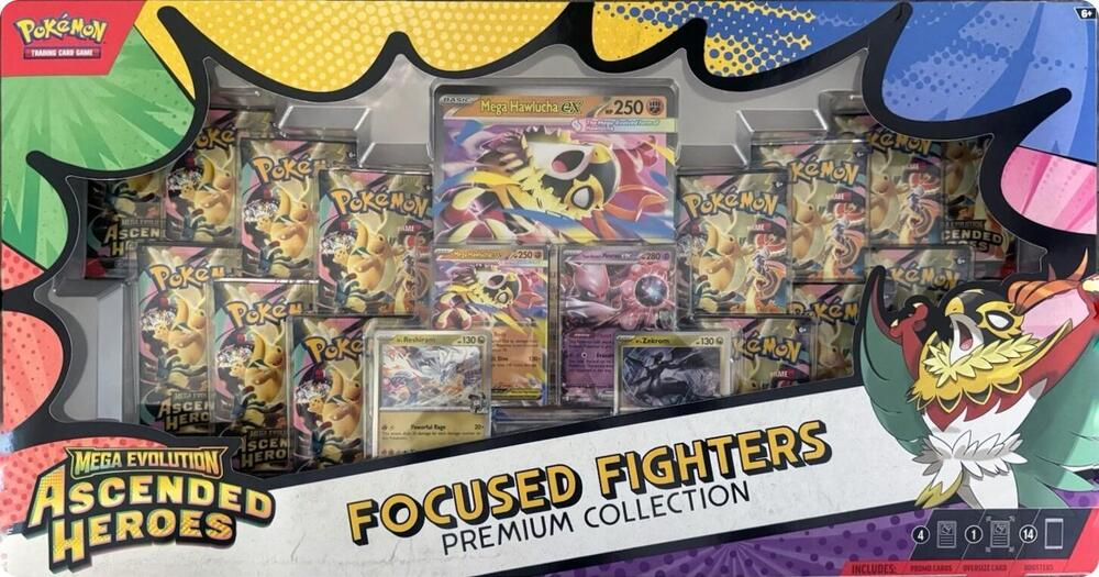 Pokemon Ascended Heroes Focused Fighters Premium Collection