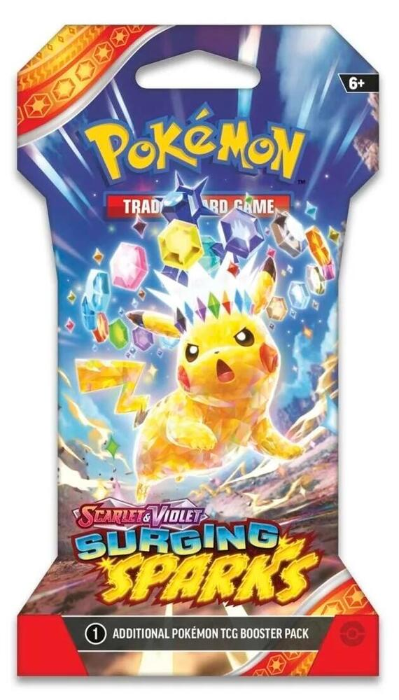 Pokemon Surging Sparks Sleeved Booster Pack RANDOM ARTWORK