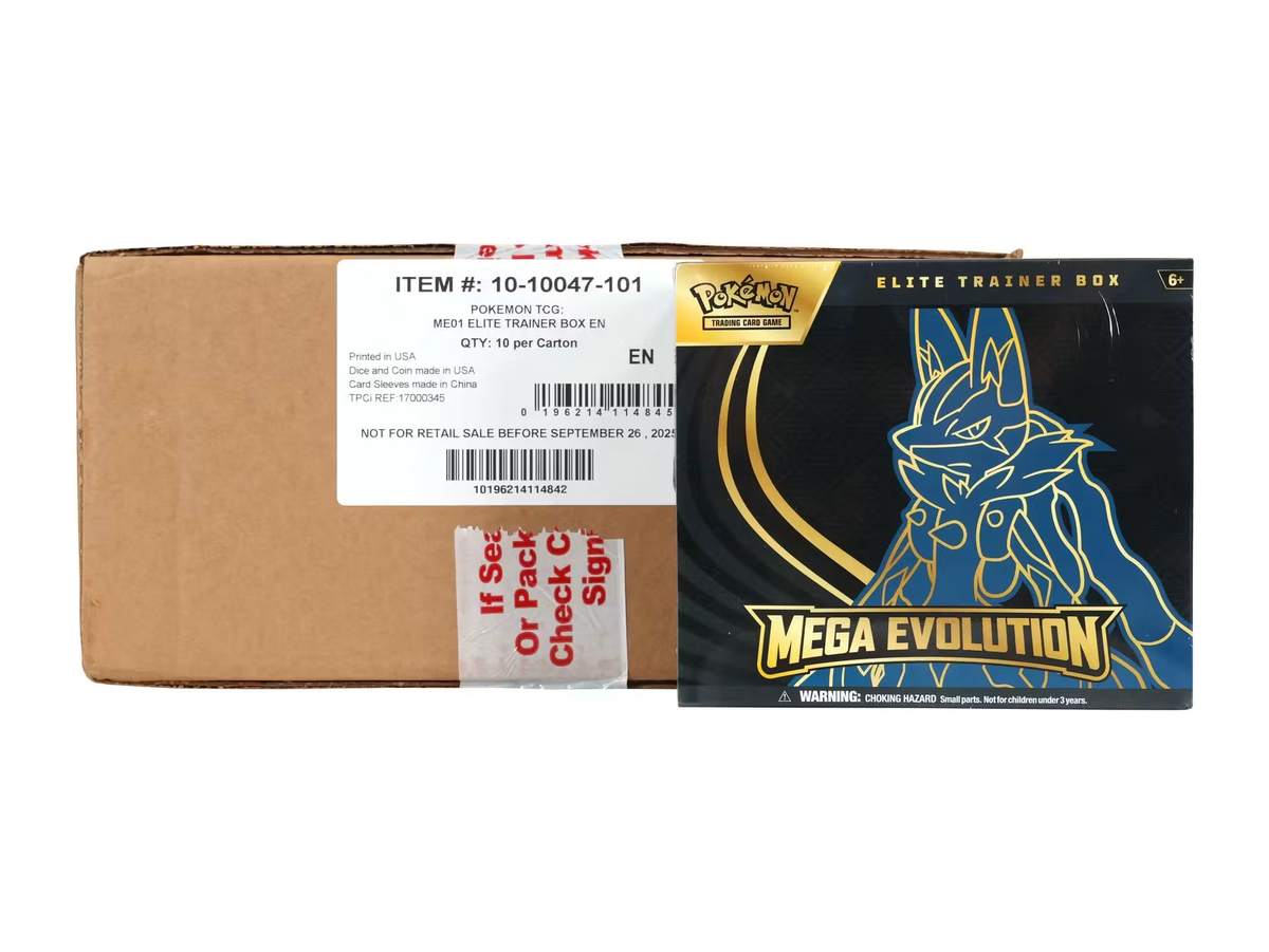 Pokemon Mega Evolution Elite Trainer Box Case