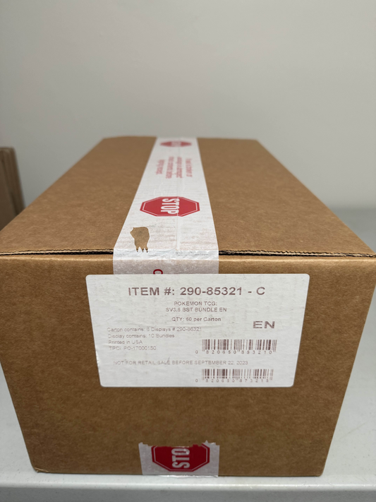 Pokemon 151 Booster Bundle Display Case (6 DISPLAYS/60 BOOSTER BUNDLES)