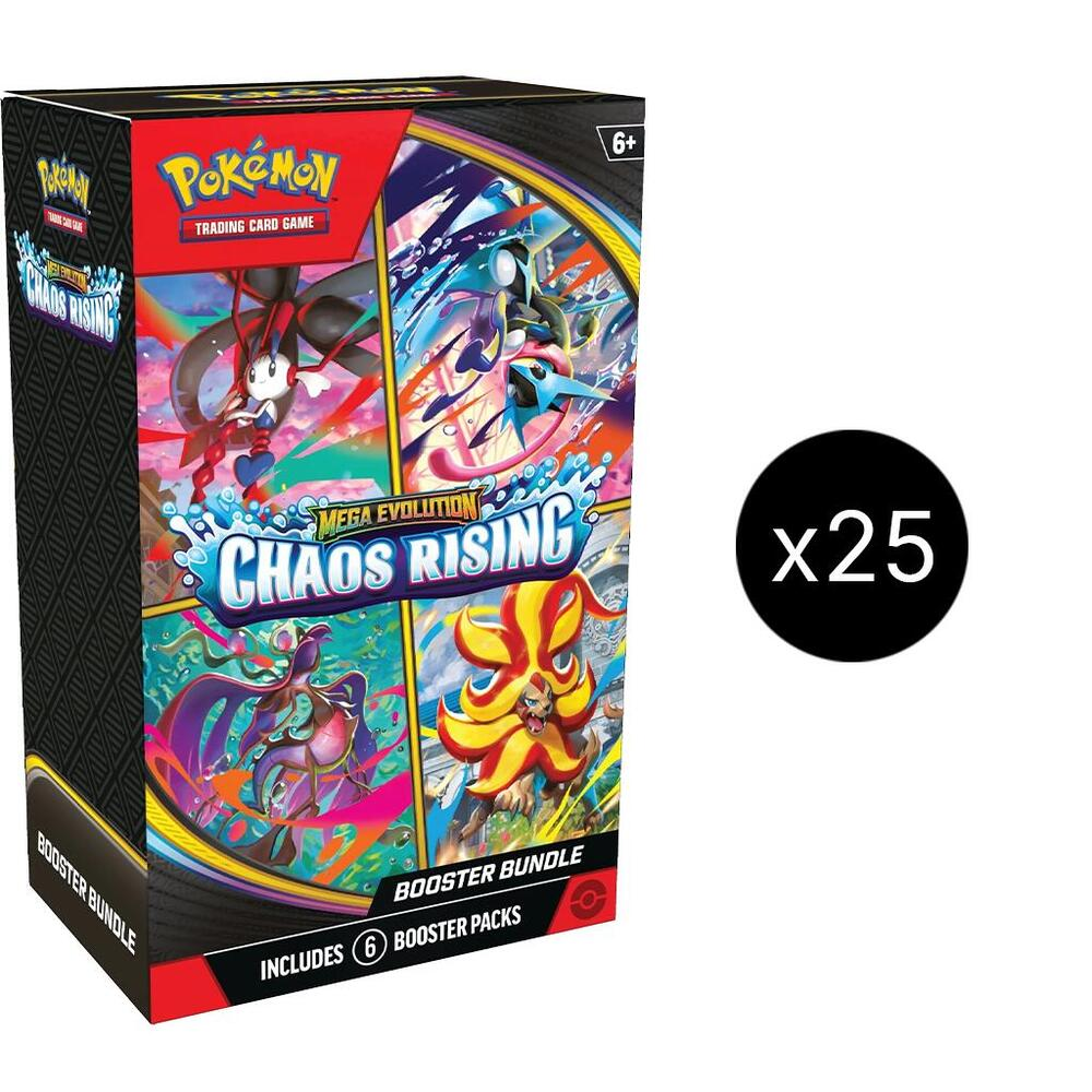 Pokemon Chaos Rising Booster Bundle Case (25 bundles 150 packs)