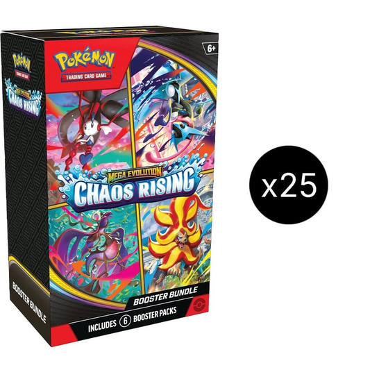 Pokemon Chaos Rising Booster Bundle Case (25 bundles 150 packs)