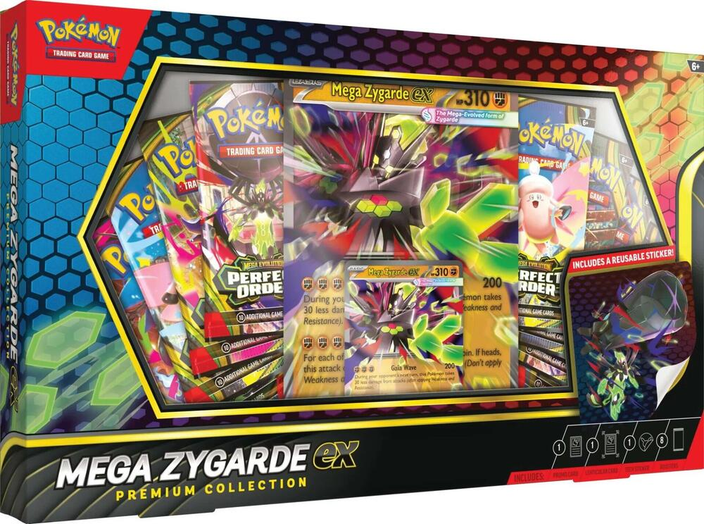 Pokemon Mega Zygarde Premium Collection (Order 6 for case)