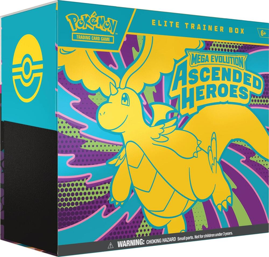 Pokemon Ascended Heroes Elite Trainer Box (SHRINK RIP/MINOR DAMAGE)