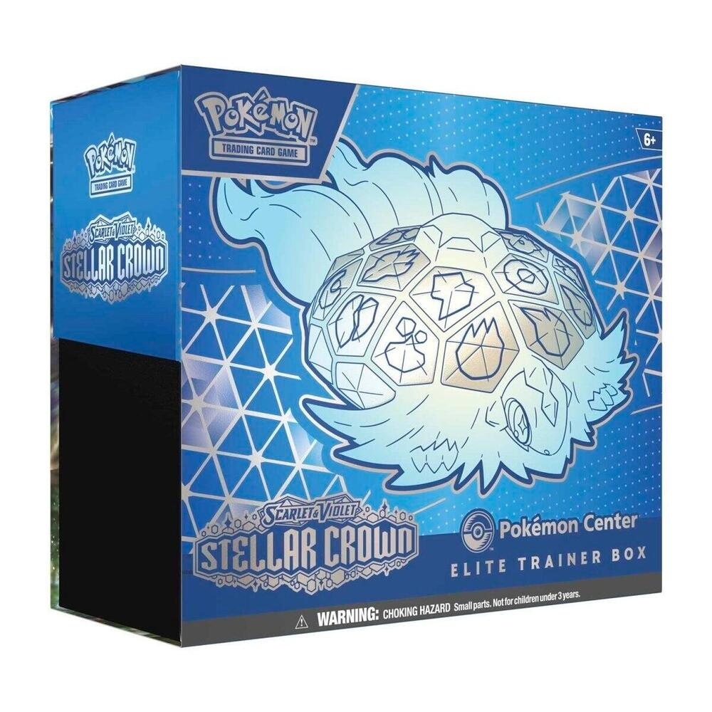 Pokemon Stellar Crown Pokemon Center Elite Trainer Box SHRINK RIP