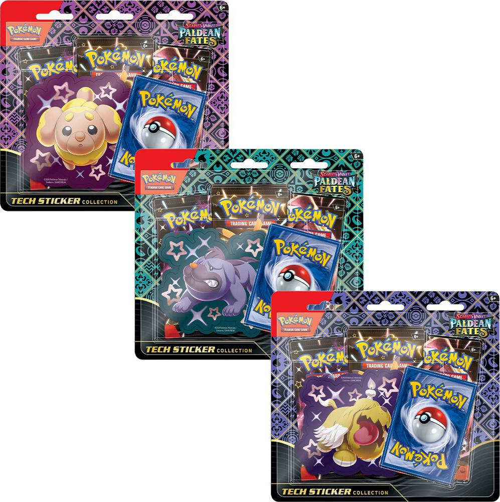 Paldean Fates Tech Sticker Collections [Set of 3]