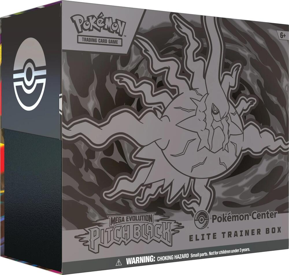 Pitch Black Pokemon Center Elite Trainer Box (Shrink Rip/Dented Corner)