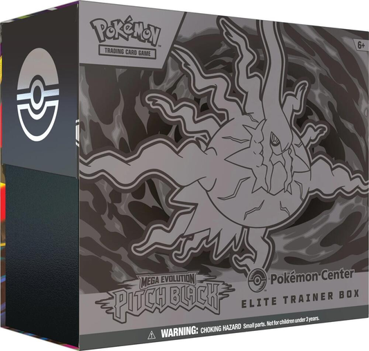Pitch Black Pokemon Center Elite Trainer Box (Shrink Rip/Dented Corner)