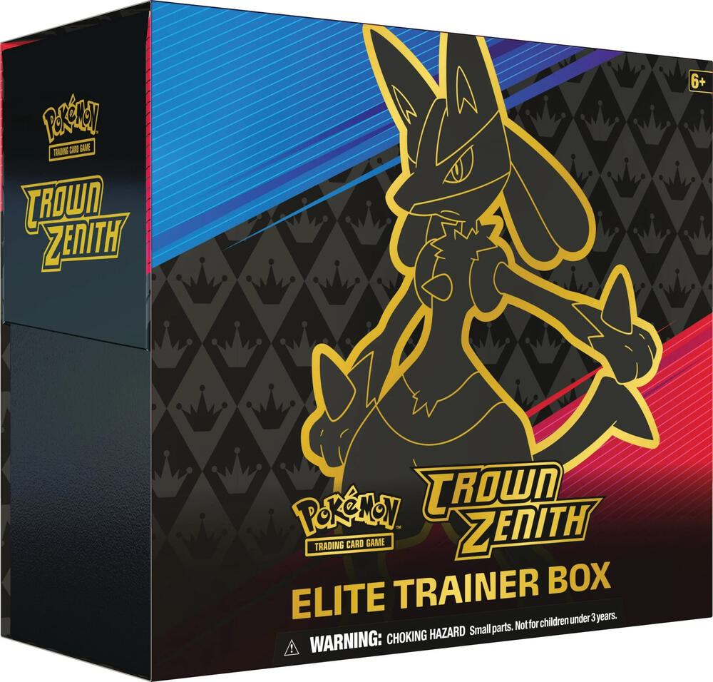 Pokemon Crown Zenith Elite Trainer Box (Shrink Rip/Dented Corner)