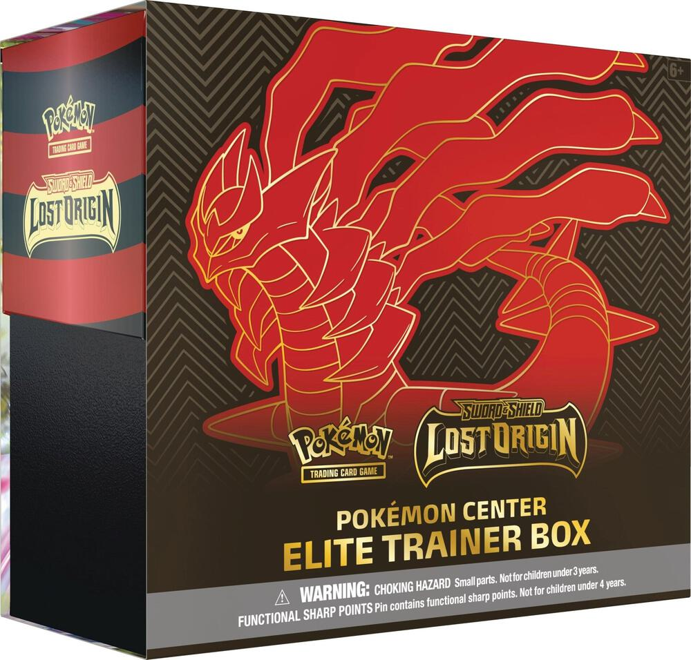 Lost Origin Pokemon Center Elite Trainer Box (Shrink Rip/Dented Corner)