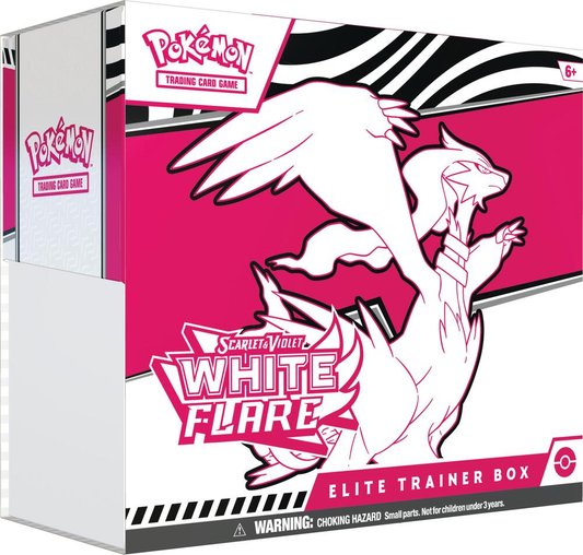 Pokemon White Flare Elite Trainer Box (Shrink Rip/Dented Corner)