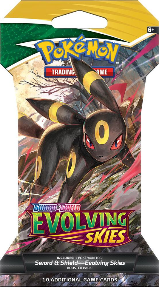 Pokemon Evolving Skies Sleeved Booster Pack RANDOM ARTWORK