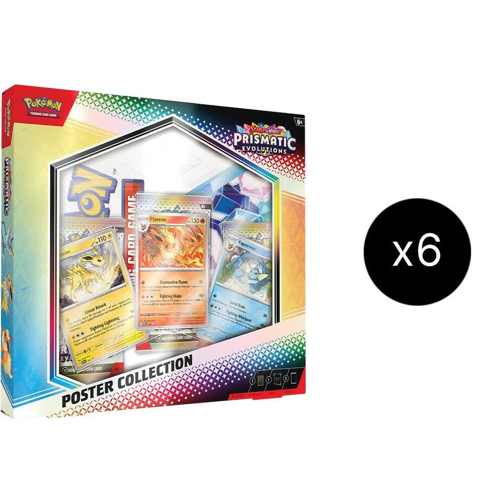 Pokemon Prismatic Evolutions Poster Collection Case