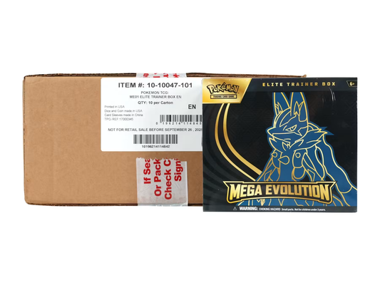 Pokemon Mega Evolution Elite Trainer Box Case