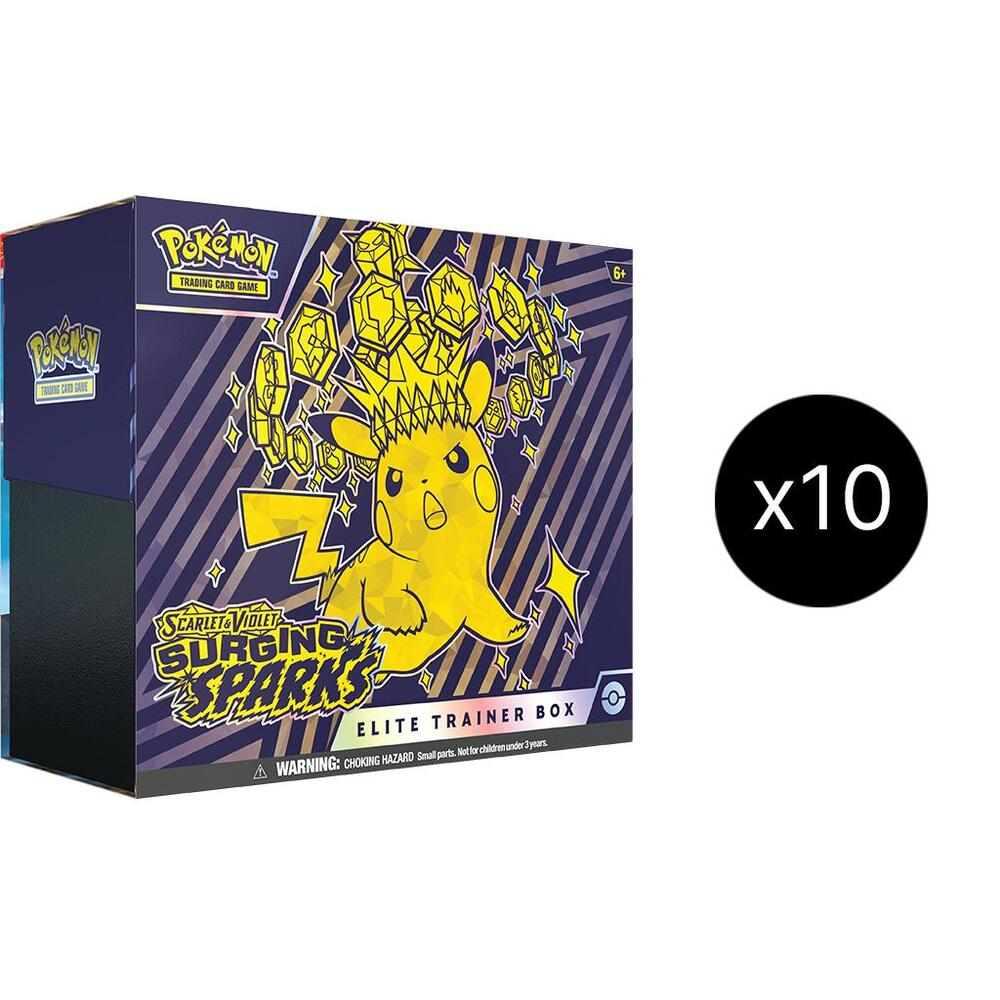 Pokemon Surging Sparks Elite Trainer Box Case