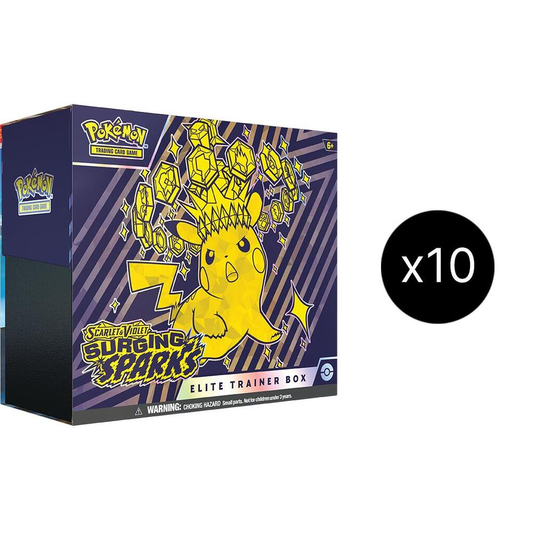 Pokemon Surging Sparks Elite Trainer Box Case