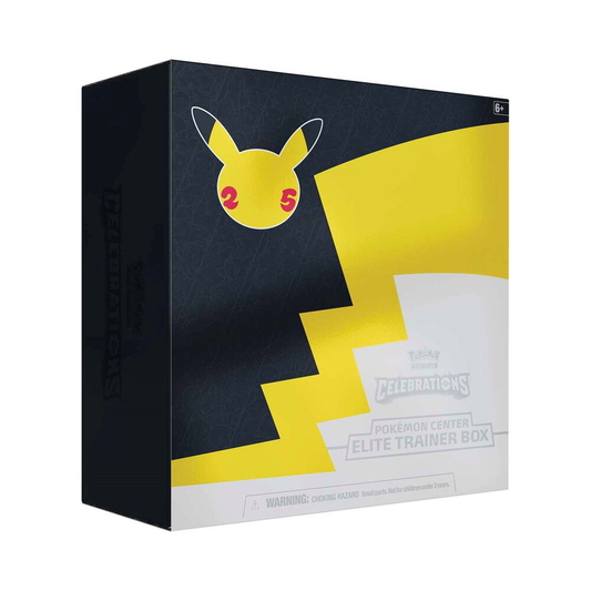 Celebrations Pokemon Center Elite Trainer Box (SHRINK RIP ON BACK)